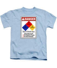 Load image into Gallery viewer, Don't Cheat Your Greatness  - Kids T-Shirt
