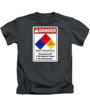 Load image into Gallery viewer, Don't Cheat Your Greatness  - Kids T-Shirt

