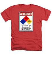 Load image into Gallery viewer, Don't Cheat Your Greatness  - Heathers T-Shirt
