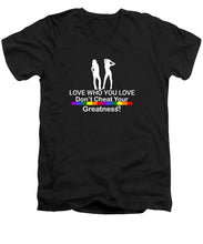 Load image into Gallery viewer, Lgbtq - Men's V-Neck T-Shirt
