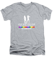 Load image into Gallery viewer, Lgbtq - Men's V-Neck T-Shirt
