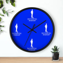 Load image into Gallery viewer, Blue &amp; White Wall clock
