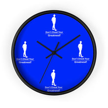 Load image into Gallery viewer, Blue &amp; White Wall clock
