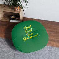 Tufted Floor Pillow, Round