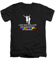 Load image into Gallery viewer, Lgbtq  - Men's V-Neck T-Shirt
