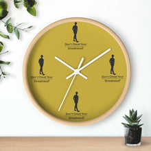 Load image into Gallery viewer, Black &amp; Gold Wall clock
