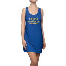 Load image into Gallery viewer, Faithful Women's Cut &amp; Sew Racerback Dress
