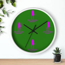 Load image into Gallery viewer, Women's Pink &amp; Green Wall Clock
