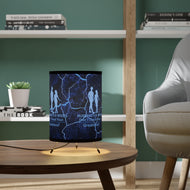 Husband's and Wive's Tripod Lamp with High-Res Printed Shade, US\CA plug