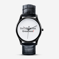 Classic Fashion Unisex Print Black Quartz Watch