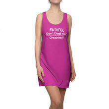Load image into Gallery viewer, Faithful Women's Cut &amp; Sew Racerback Dress
