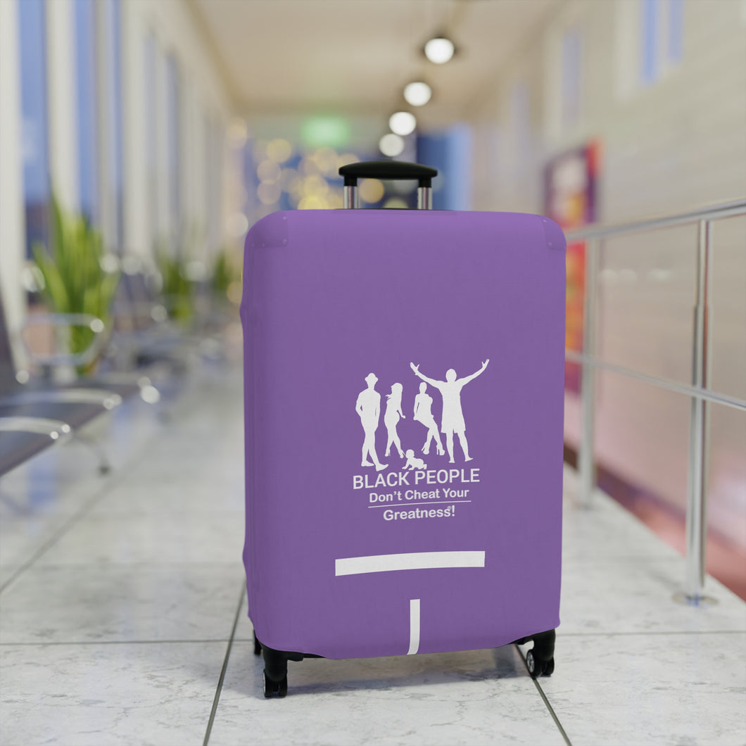Black People Luggage Cover