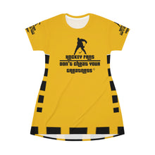 Load image into Gallery viewer, Hockey  Fans T-Shirt Dress
