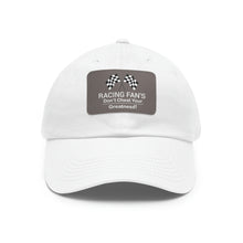 Load image into Gallery viewer, Racing Fan's Dad Hat with Leather Patch
