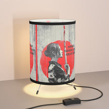 Load image into Gallery viewer, Japanese Tripod Lamp with High-Res Printed Shade, US\CA plug
