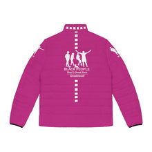 Load image into Gallery viewer, Black People Men&#39;s Puffer Jacket (AOP)
