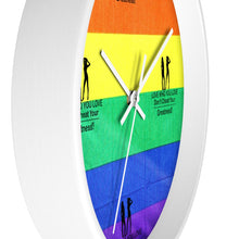 Load image into Gallery viewer, LGBTQ Lesbian Wall clock

