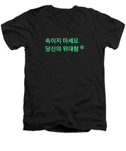 Load image into Gallery viewer, Korean DCYG Owner  - Men's V-Neck T-Shirt
