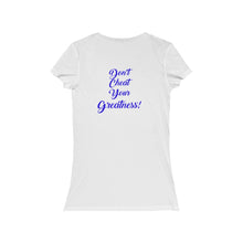 Load image into Gallery viewer, Women's Jersey Short Sleeve V-Neck Tee
