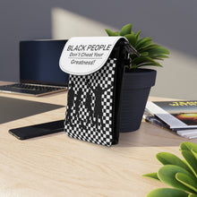 Load image into Gallery viewer, Black People Small Cell Phone Wallet
