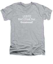 Load image into Gallery viewer, LGBTQ - Men's V-Neck T-Shirt
