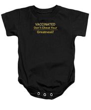 Load image into Gallery viewer, Vaccinated - Baby Onesie
