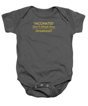 Load image into Gallery viewer, Vaccinated - Baby Onesie
