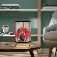 Japanese Tripod Lamp with High-Res Printed Shade, US\CA plug
