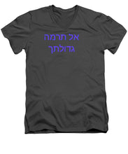 Load image into Gallery viewer, Hebrew - Men's V-Neck T-Shirt
