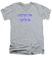 Load image into Gallery viewer, Hebrew - Men's V-Neck T-Shirt
