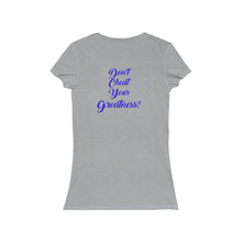Load image into Gallery viewer, Women's Jersey Short Sleeve V-Neck Tee
