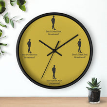 Load image into Gallery viewer, Black &amp; Gold Wall clock
