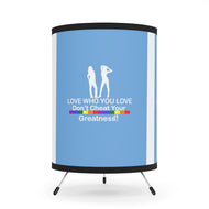 LGBTQ Lesbians Tripod Lamp with High-Res Printed Shade, US\CA plug
