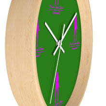 Load image into Gallery viewer, Women's Pink &amp; Green Wall Clock
