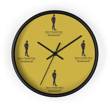 Load image into Gallery viewer, Black &amp; Gold Wall clock
