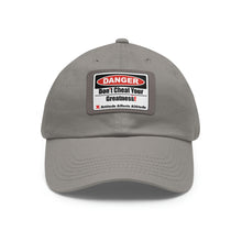 Load image into Gallery viewer, Don't Cheat Your Greatness, Dangerous, Dad Hat with Leather Patch
