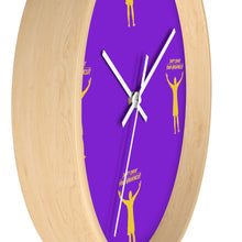 Load image into Gallery viewer, LA Purple  &amp; Gold Wall clock
