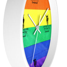Load image into Gallery viewer, LGBTQ Wall clock
