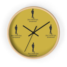 Load image into Gallery viewer, Black &amp; Gold Wall clock
