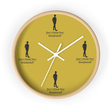 Load image into Gallery viewer, Black &amp; Gold Wall clock
