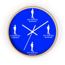 Load image into Gallery viewer, Blue &amp; White Wall clock
