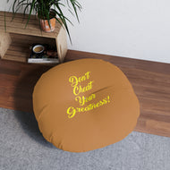 Tufted Floor Pillow, Round