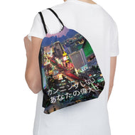 Japanese Outdoor Las Vegas Drawstring Bag