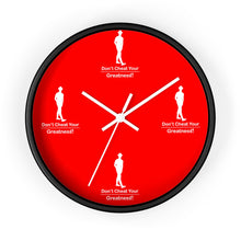 Load image into Gallery viewer, Red &amp; White Wall clock

