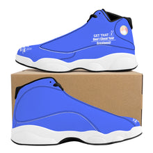 Load image into Gallery viewer, Get That Bag, Basketball Shoes - Blue &amp; White
