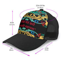 Load image into Gallery viewer, Hindi Paneled Brim Mesh Baseball Cap
