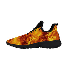 Load image into Gallery viewer, Lightweight Mesh Knit Sneaker - Black
