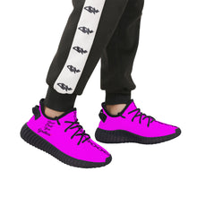 Load image into Gallery viewer, Kids Mesh Knit Sneaker - Black
