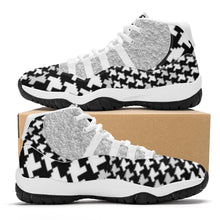 Load image into Gallery viewer, Arabic High Top Air Retro Sneakers - White
