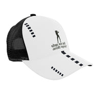Hindi Womens Brim Mesh Baseball Cap